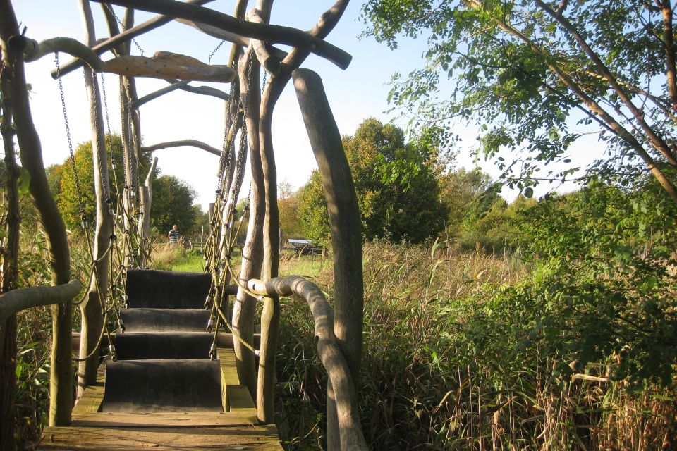 NABU-Naturerlebniszentrum Blumberger Mühle Hängebrücke, Foto: Anet Hoppe, Lizenz: Anet Hoppe